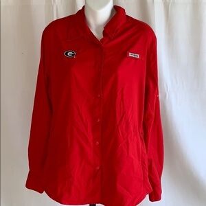 Columbia Georgia Bulldogs shirt jacket -XL